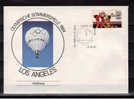 USA    FDC  Enveloppe    JO 1984  Flamme Mongolfiere - Summer 1984: Los Angeles