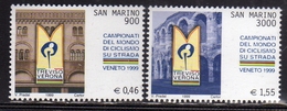 REPUBBLICA DI SAN MARINO 1999 CICLISMO SU STRADA ROAD CYCLING SERIE COMPLETA COMPLETE SET MNH - Neufs