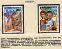 Set Jahr Des Kindes 1979 Senegal 699/0 ** Und Barbados 489/3 ** 4€ Kinder - Reigen, Schulkind Mit Mutter, Spielend - Barbados (1966-...)