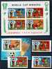 North Korea 1978: Football WC 1978  Stamps, Block 52, Sheetlet IMPERFORATED  MNH ( Michel 1777-1779, Block 52) - 1978 – Argentina