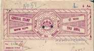 India Fiscal Revenue Court Fee Princely State - Chhatarpur State 2As Stamp Paper Type4 KM 43 # 10604 Inde Indien - Otros & Sin Clasificación