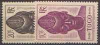 Togo - N° 206 Et 207 * Jeune Fille Indigène - Unused Stamps