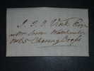 (1517) Stampless Cover From 1814 - ...-1840 Prephilately