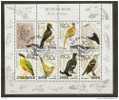 Bloc Corée Du Nord , Faisans, Cigogne, Pivert, 1992 - Storks & Long-legged Wading Birds