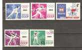 USSR 1964  - CPL. SET - USED OBLITERE GESTEMPELT - Winter 1964: Innsbruck