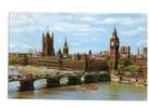 The Houses Of Parliament And Westminster Bridge - London 1966 - Houses Of Parliament