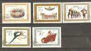 USSR 1971 - FOLK DANCING  - CPL. SET - USED OBLITERE GESTEMPELT - Tanz