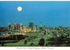 Canada - Alberta - Moonrise Over Colorful Calgary - Calgary