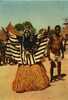 MASQUES AFRICAINS) Série CP N 19 -  MASQUE CEREMONIAL   N' ZO   ( Guinée)  - Cachet 1967 Flamme ( Pub Soufrane) - Guinée