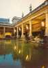 Bath - The Great Roman Bath - A Floodlit View Of The Great Bath - Bath