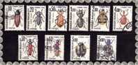 France Taxe  INSECTES  1982  N° 103 à 112 Oblitere (serie Compl. 10 Valeurs ) - 1960-.... Used