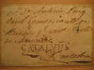 M_ CATALUÑA MANRESA N12 1825/42 A Barcelona Sobre Carta Lettre Letter Frontal Front Fragmento Fragment - ...-1850 Préphilatélie