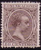 Edifil 223(*) Nuevo, Alfonso XIII Pelon 40 Cts Castaño. Catalogo 76 Eur - Ungebraucht