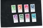 ISRAELE (ISRAEL) - UNIF. 379.386 -  1969  STEMMI DI CITTA'  - NUOVI (MINT) **  CON APPENDICE - Ungebraucht (mit Tabs)