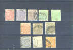 RUMANIA - 1890 Various Values As Scans  (Mixed Condition With Hinge Remaiders) - Usati