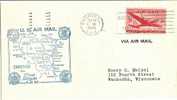 US - 2 - 1948 FIRST FLIGHT AIR MAIL ROUTE AM 86 From CHICAGO VF CACHETED COVER To WAUKESHA (reception At Back) - 2c. 1941-1960 Covers