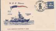 US - 2 - HELICOPTERS - SHIPS -  VF COMM  1974 COVER From U.S.S. PHARRIS Comm Cancellation - Enveloppes évenementielles