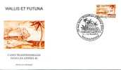 FDC - Wallis Et Futuna - Cases Traditionnelles Dans Les Années 40 - 2004 - 95 F - FDC