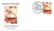 FDC - Wallis Et Futuna - Cases Traditionnelles Dans Les Années 40 - 2004 - 130 F - FDC