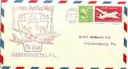 US - 2 - 1949 National Air Mail Week  VF CACHETED UPRATED ENTIRE COVER From SHIPPENSBURG, PA - 2c. 1941-1960 Storia Postale