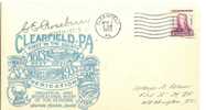 US - 2 - CLEARFIELD, PA  First In The County - VF 1933 CACHETED DEDICATION COVER - - Enveloppes évenementielles