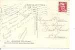 N° Y&t  712   CP  ARCACHON     Vers   ST LEONARD Le 25  AOUT1945 - Cartas & Documentos