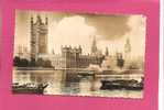 Royaume-Uni - LONDRES - Le Parlement - Année 1956 - This Is Real Photo - Valentine Et Sons LTD Londres - Houses Of Parliament