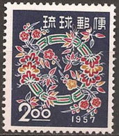 RYUKYU ISLANDS..1956..Michel # 49...MLH. - Riukiu-eilanden