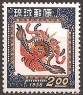 RYUKYU ISLANDS..1957..Michel # 56...MLH. - Ryukyu Islands