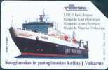 # LITHUANIA 22 Saugiausias Ir Patogiausias Kelias  I Vakarus 01.97 -bateau,boat- Tres Bon Etat - Lithuania