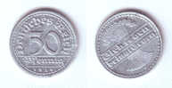 Germany 50 Pfennig 1919 G - 50 Rentenpfennig & 50 Reichspfennig