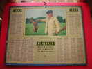 CALENDRIER-ALMANACH DES P.T.T  1962-UN BEAU COUP DE FUSIL -CHASEE -PUY DE DOME-N° 63 - Tamaño Grande : 1941-60