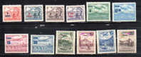 Timbre 1946-47 Surchargé Et Villes D'eaux, Ae 28 / 39 *, Cote 40 € - Luftpost