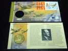 MONNAIES + TIMBRES = ROYAL MAIL & ROYAL MINT - COMMEMORATING THE CENTENARY OF THE BIRTH OF R.J.MITCHELL 1895-1995 AVION - Maundy Sets & Gedenkmünzen