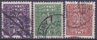 POLEN - Michel - 1928 - Nr 261/63 - Gest/Obl/Us - Gebraucht