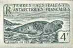 FRENCH SOUTHERN & ANTARTIC TERRITORIE TAAF 1960, Seal Lion 4F,Proof /prueba, Druckprobe,  Prova, Proeven - Ongetande, Proeven & Plaatfouten