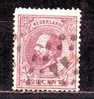 1872 Netherland Mino 26 F - Used Stamps