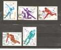 USSR 1980  -  OLYMPIC WINTER GAMES - CPL. SET - USED OBLITERE GESTEMPELT - Inverno1980: Lake Placid