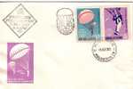 BULGARIA / Bulgarie  1960  V World Chap.of PARACHUTISM   FDC - Parachutisme