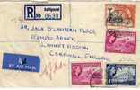 Carta, Certificada,,aerea, SALPOND 1956,( Gold Coast )cover, Letter, Lettre - Goldküste (...-1957)