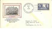 US - 2 - FOURTH NATIONAL CONVENTION UNIVERSAL SHIP CANCELLATION SOCIETY  VF 1949 COMM CACHETED COVER - Enveloppes évenementielles