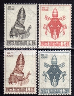 CITTÀ DEL VATICANO VATICAN VATIKAN 1963 INCORONAZIONE PAPA PAOLO VI POPE CORONATION SERIE COMPLETA COMPLETE SET MNH - Unused Stamps