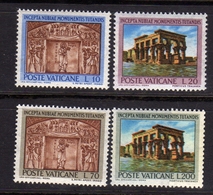 CITTÀ DEL VATICANO VATICAN VATIKAN 1964 MONUMENTI DELLA NUBIA MONUMENTS SERIE COMPLETA COMPLETE SET MNH - Nuovi