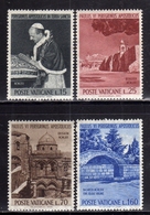 CITTÀ DEL VATICANO VATICAN VATIKAN 1964 PELLEGRINAGGIO PAOLO VI TERRA SANTA HOLY EARTH SERIE COMPLETA COMPLETE SET MNH - Ungebraucht