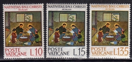 CITTÀ DEL VATICANO VATICAN VATIKAN 1964 NATALE CHRISTMAS NOEL WEIHNACHTEN NAVIDAD SERIE COMPLETA COMPLETE SET MNH - Neufs