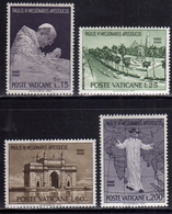 CITTÀ DEL VATICANO VATICAN VATIKAN 1964 VIAGGIO PAPA PAOLO VI POPE IN INDIA SERIE COMPLETA COMPLETE SET MNH - Ungebraucht