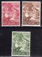 CITTÀ DEL VATICANO VATICAN VATIKAN 1965 NATALE CHRISTMAS NOEL WEIHNACHTEN SERIE COMPLETA COMPLETE SET  MNH - Nuovi