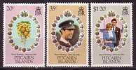 P3899 - BRITISH COLONIES PITCAIRN Yv N°202/04 ** MARIAGE ROYAL - Pitcairn