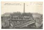 Fismes (51) : Pont Provisoire Constrruit Par Les Allemands Devant L'usine Env 1914 (animée). - Fismes