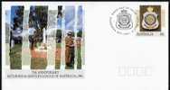 Australia 1991 75th Anniversary Of Returned & Services League PSE First Day - Postal Stationery